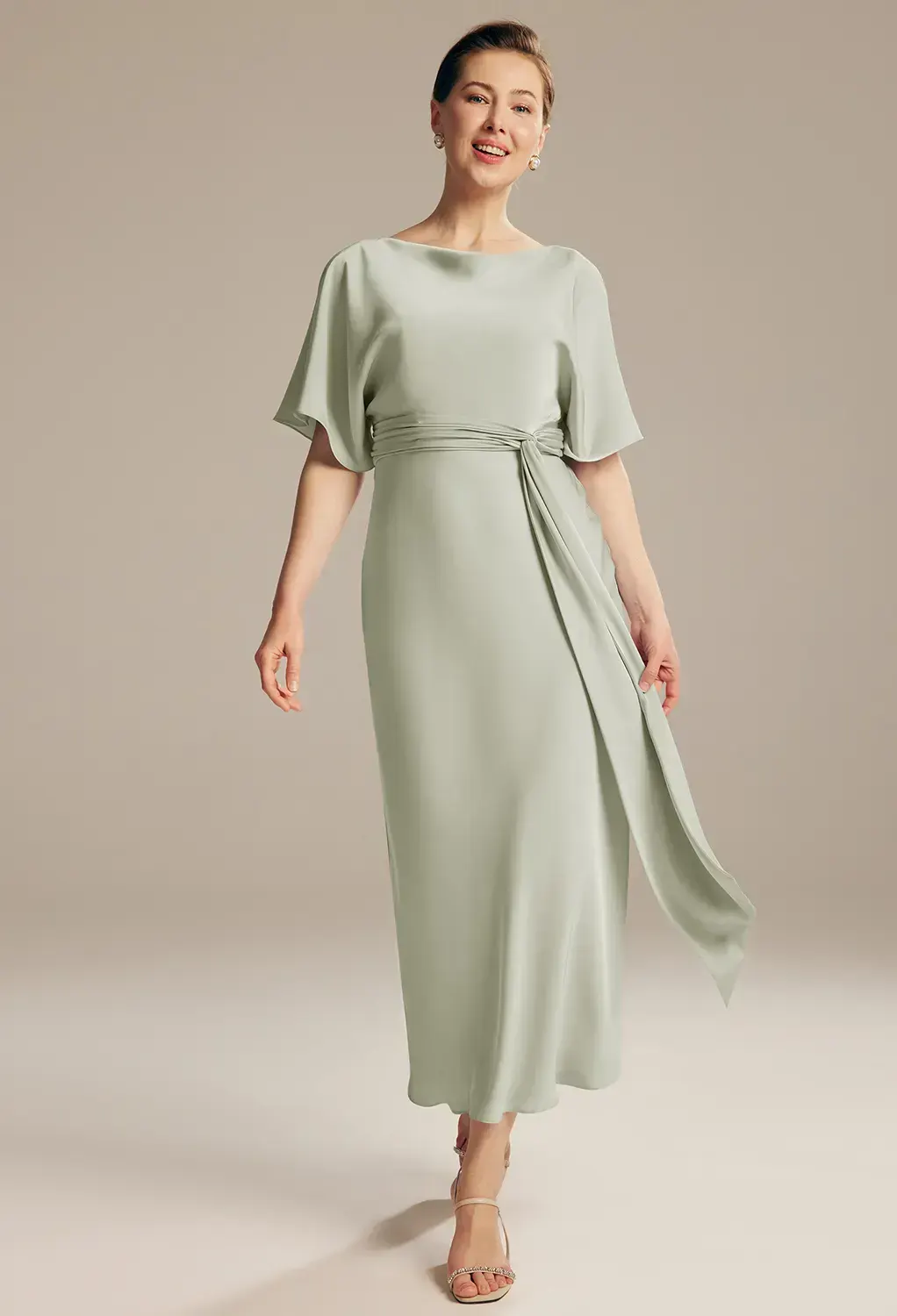 AW Romula Sage Green  Mother of the Bride Dresses
